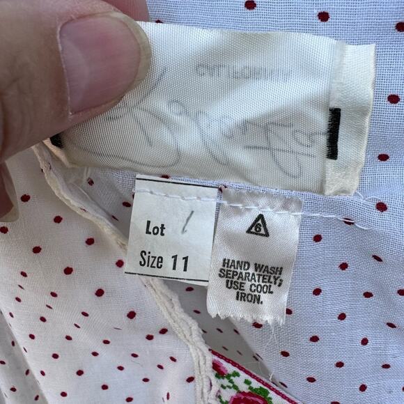 Vintage Roberta California 60s 70s Boho Hippie Peasant Dress Women's - Picture 11 of 11